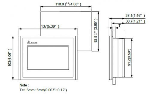 103BQ-DOP-100-HMI-Touchscreen-Delta-AC-Drive-Diagram