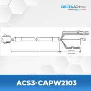 Delta ACS3-CAPW2103 AC Servo Accessories