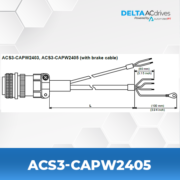 Delta ACS3-CAPW2405 AC Servo Accessories