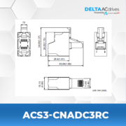 Delta ACS3-CNADC3RC AC Servo Accessories
