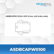 Delta ASDBCAPW0100 AC Servo Accessories