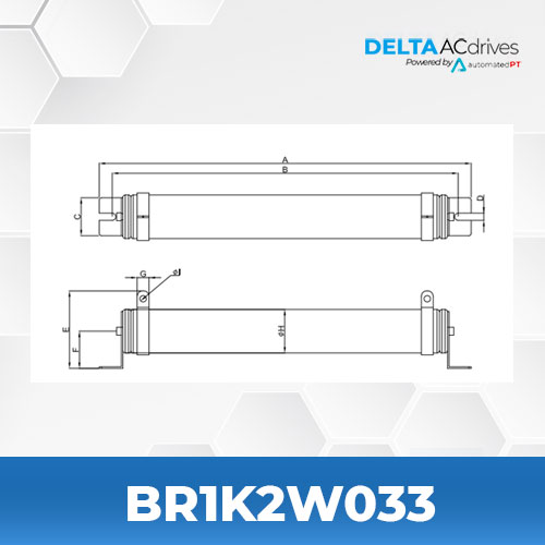 Delta BR1K2W033 Braking Resistor