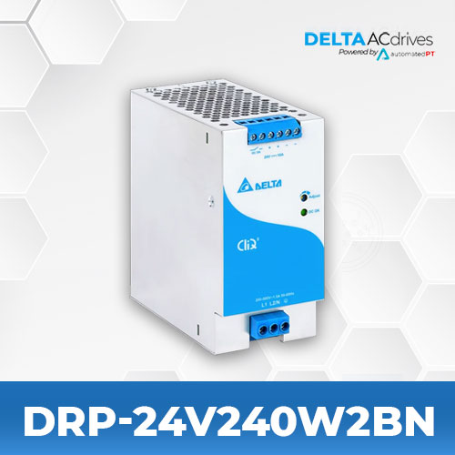 Delta DRP-24V240W2BN DIN Rail CliQ II Series