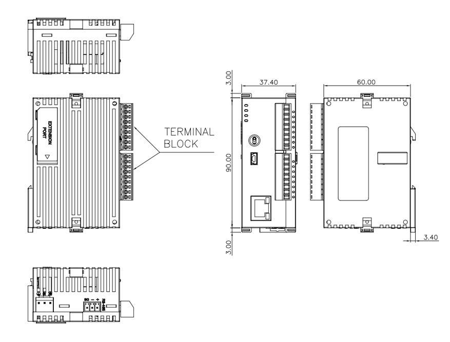 Delta DVP12SE11T DVP-SE Series PLC - Image 3