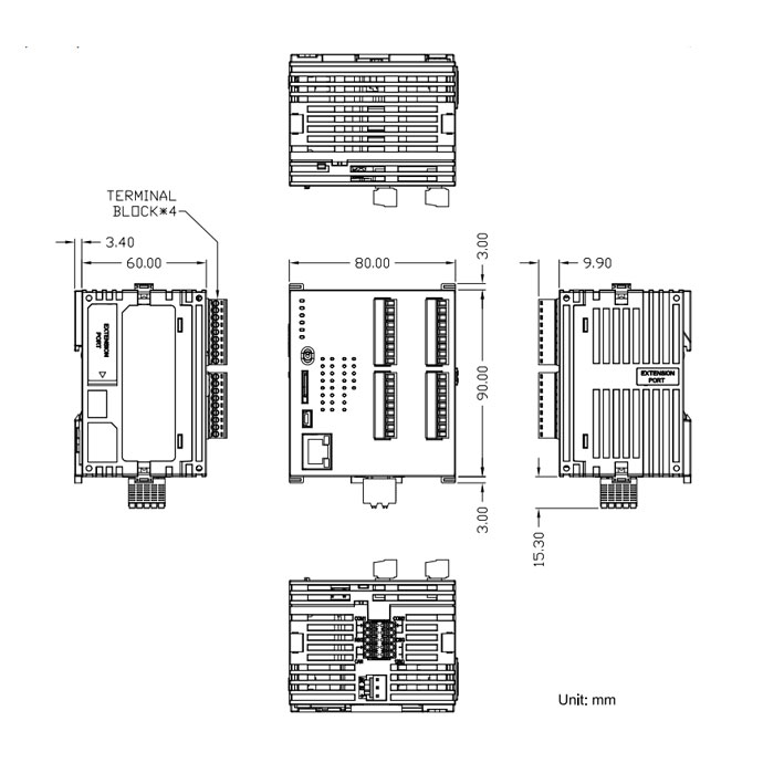 Delta DVP20SX311T DVP-SX Series PLC - Image 2