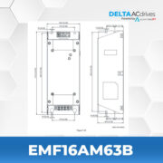 Delta EMF16AM63B EMC Filter