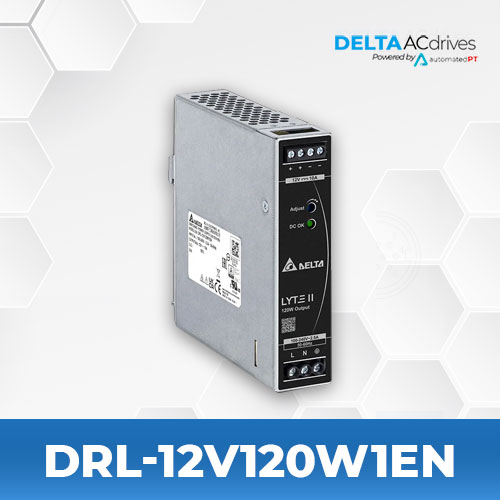 Delta DRL-12V120W1EN DIN Rail LYTE II Series