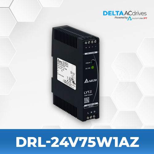 Delta DRL-24V75W1AZ DIN Rail LYTE Series