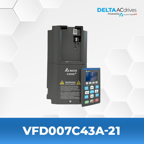 Delta VFD007C43A-21 C2000 Series Drive - Image 2