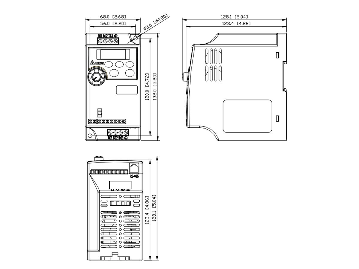 VFD007L21B-VFD-L-Delta-AC-Drive-Diagram