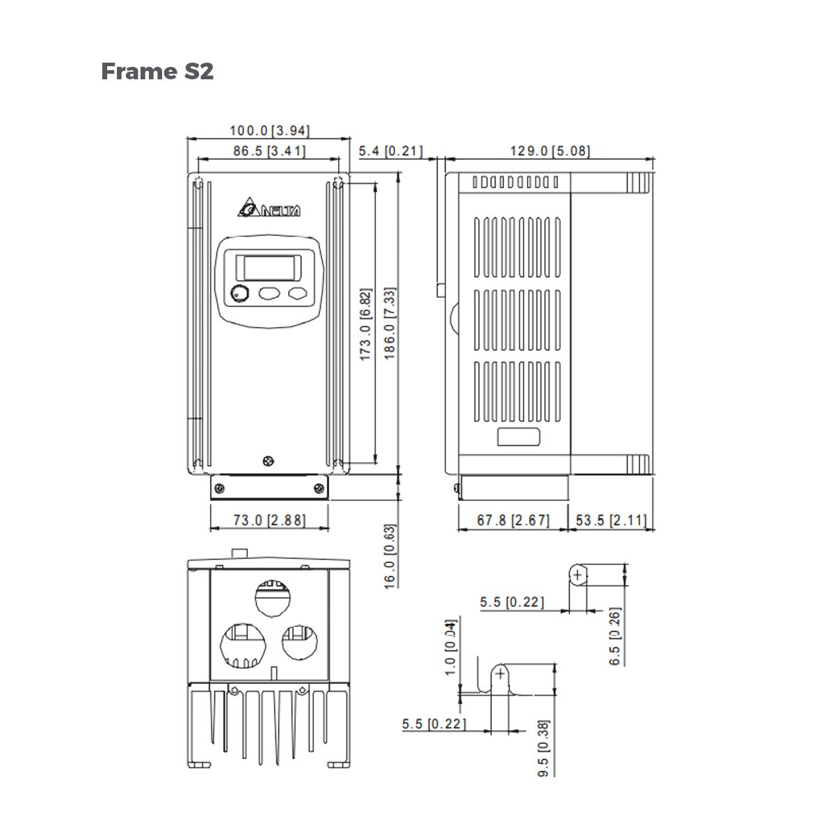 VFD007S11B-VFD-S-Delta-AC-Drive-Diagram