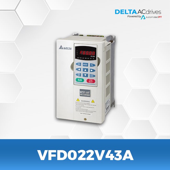 Delta VFD022V43A VFD-VE Series Drive - Buy Delta AC Drives, VFDs