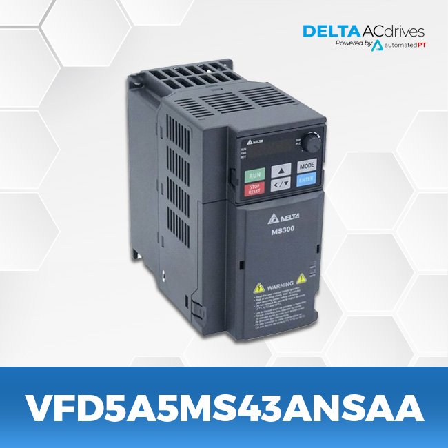 Delta VFD5A5MS43ANSAA MS300 Series Drive - Image 4