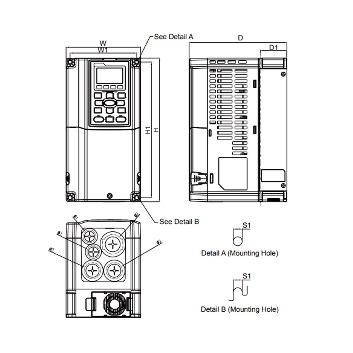 Delta VFD055CP4EB-21 CP2000 Series Drive - Buy Delta AC Drives, VFDs ...