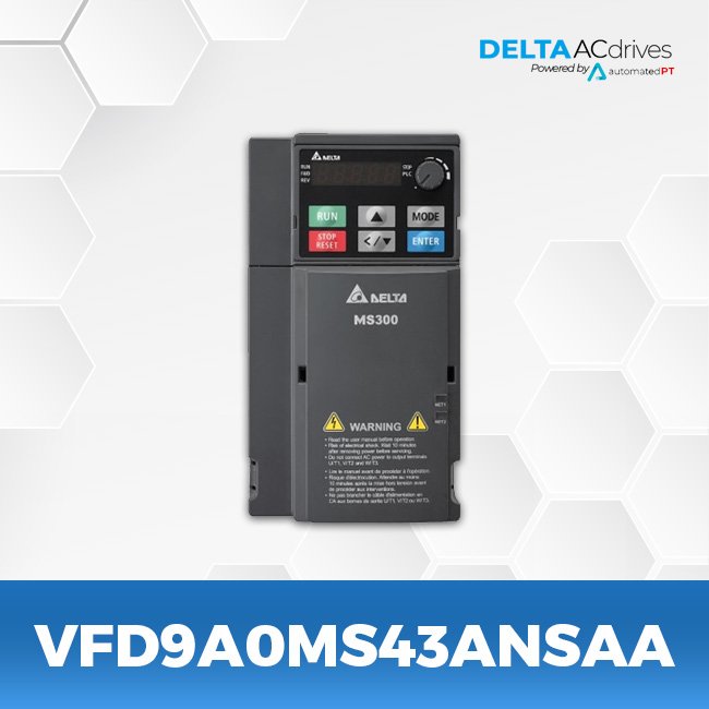 Delta VFD9A0MS43ANSAA MS300 Series Drive - Image 3