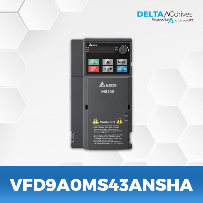 Delta VFD9A0MS43ANSHA MS300 Series Drive - Image 2
